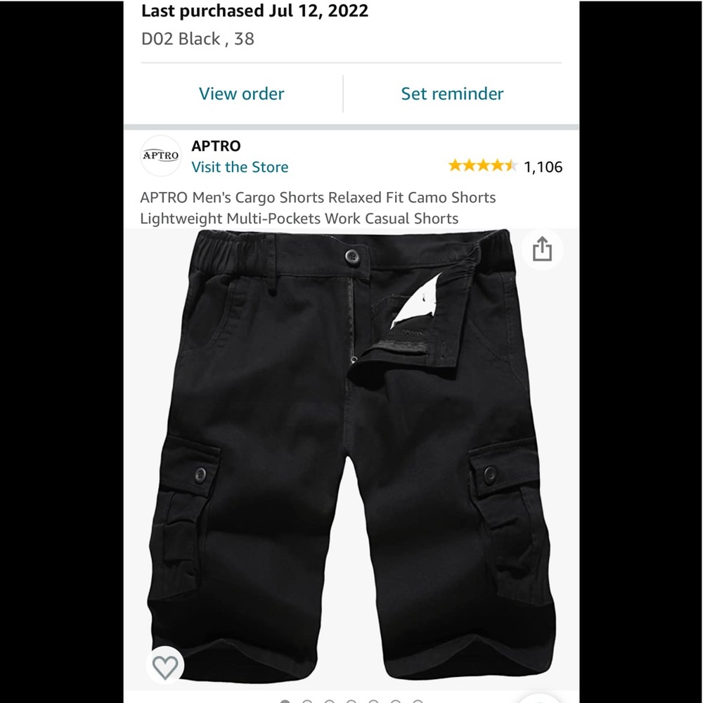 APTRO Men's Cargo ShortsShorts